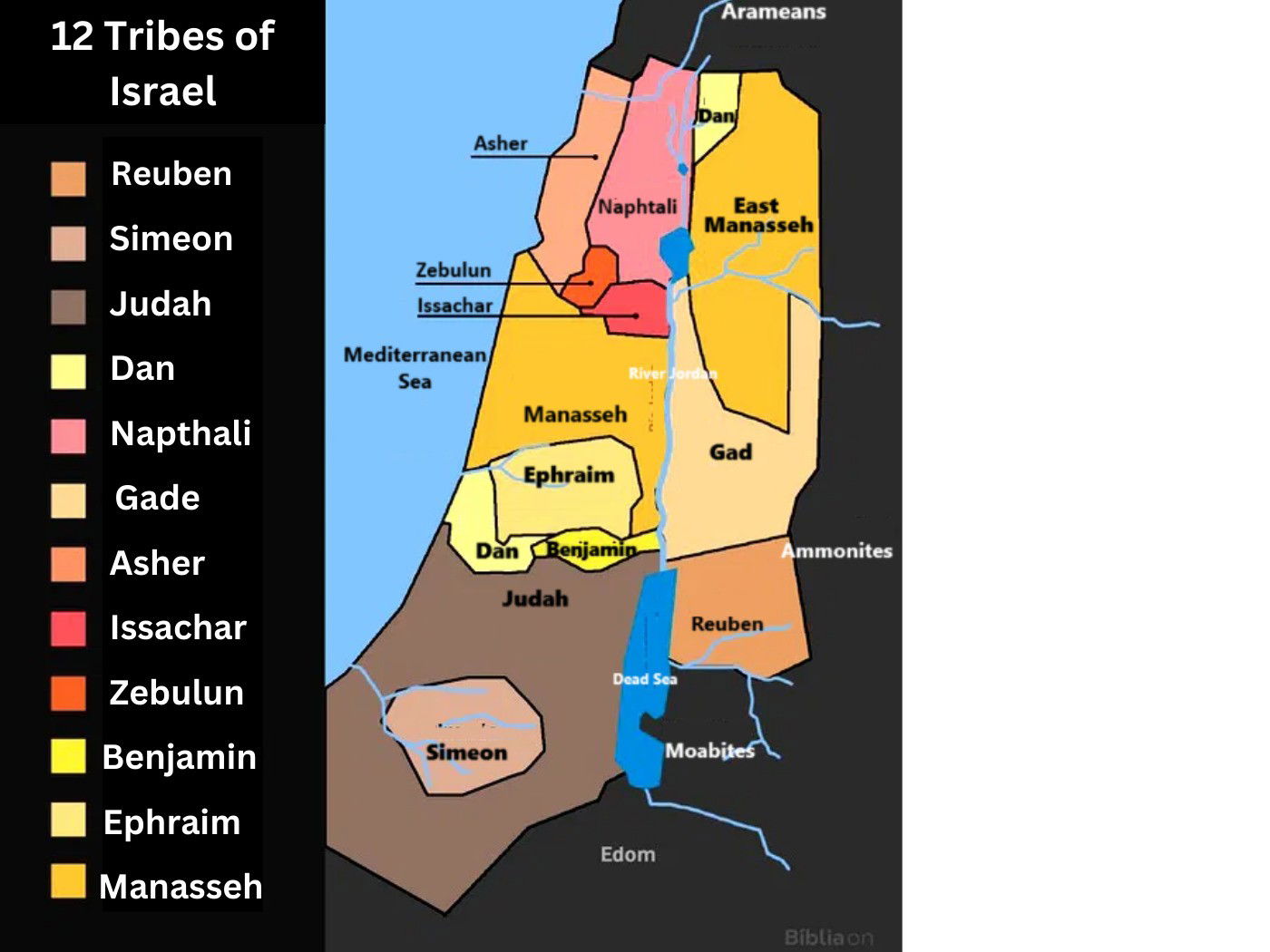 The 12 Tribes of Israel