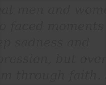 7 Biblical Characters Who Overcame Depression