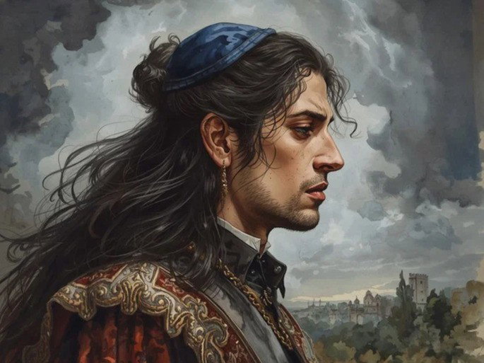 An illustrative representation of Amnon, the son of David.