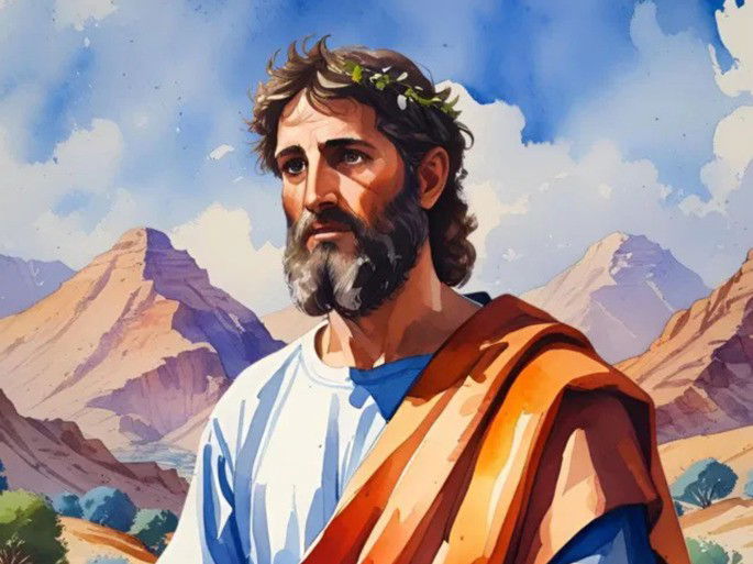 An illustrative representation of Apostle Matthias