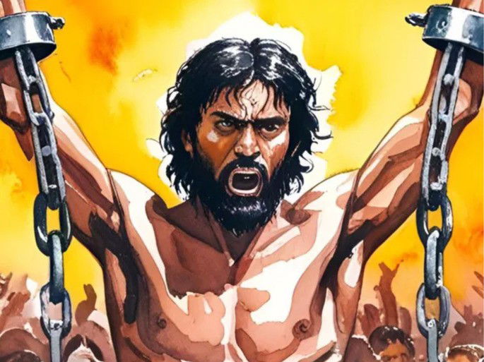 An illustrative representation of Barabbas (the Prisoner Released Instead of Jesus)