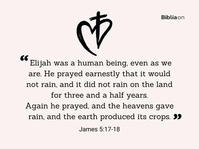 Elijah was a human being