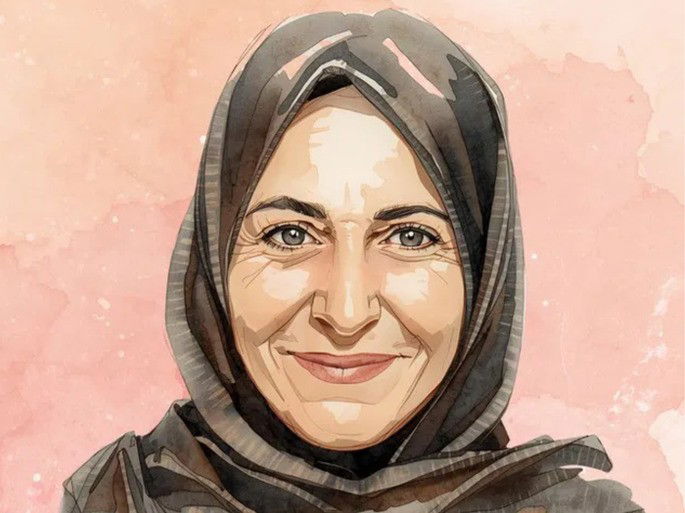 An illustrative representation of Elizabeth, mother of John the Baptist