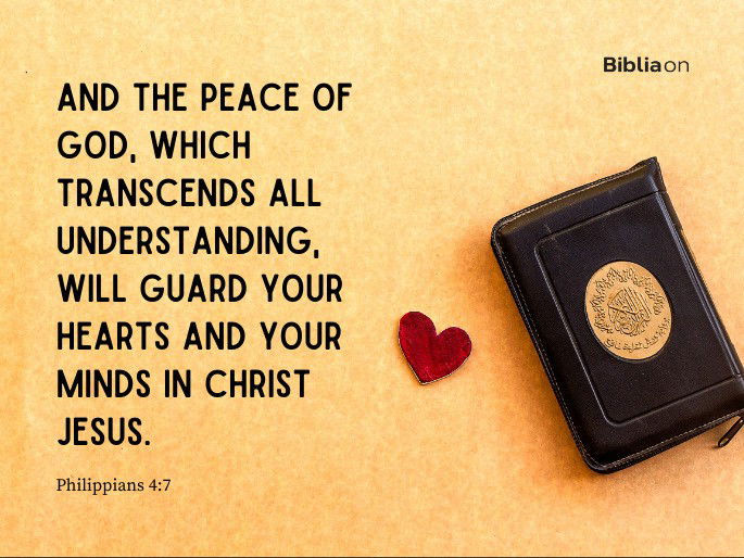 And the peace of God will guard your hearts