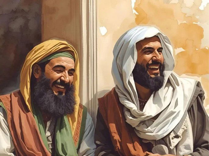 An illustrative representation of Hophni and Phinehas