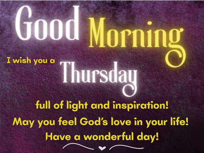 I Wish you a Thursday full of light and inspiration