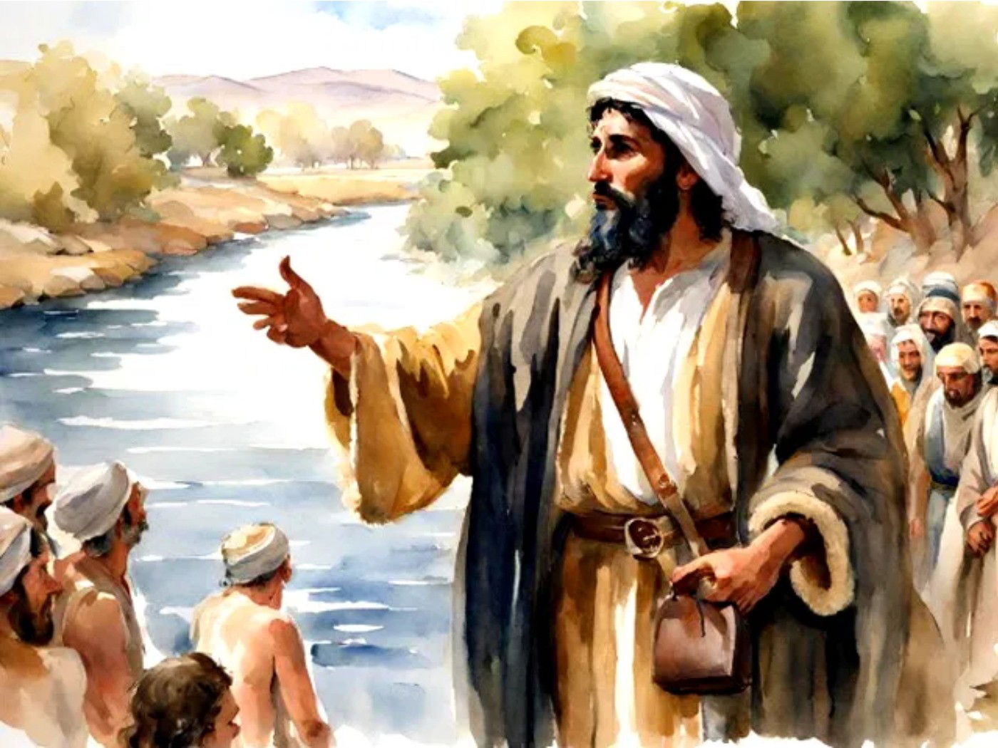 John the Baptist Preaching