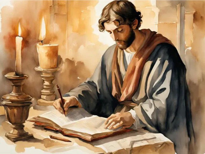 A representation of Luke, the Evangelist