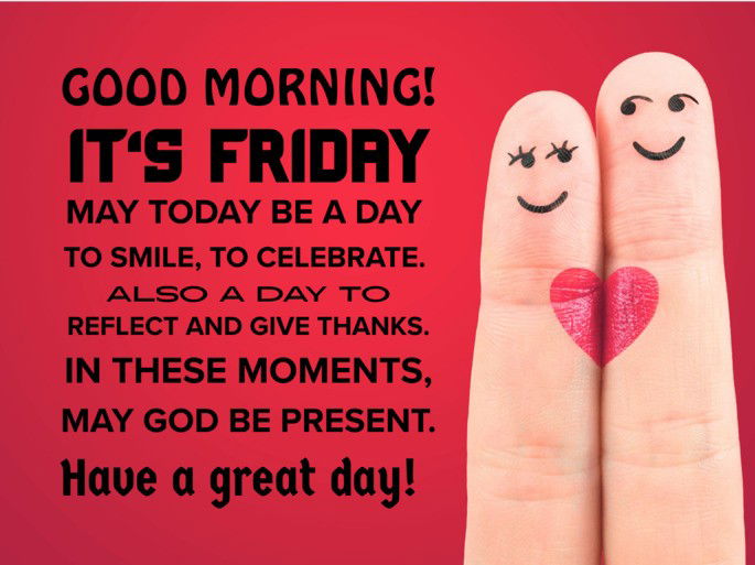 May today be a day to smile, to celebrate. Also a day to reflect and give thanks. In these moments, may God be present.Have a great day!