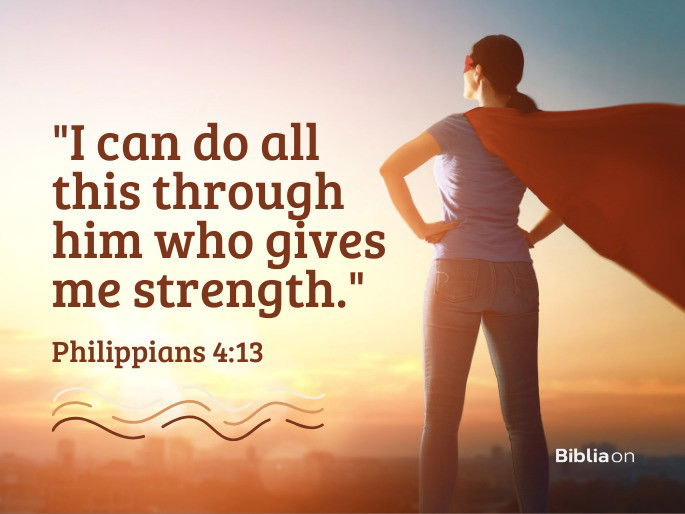 I can do all this through him who gives me strength