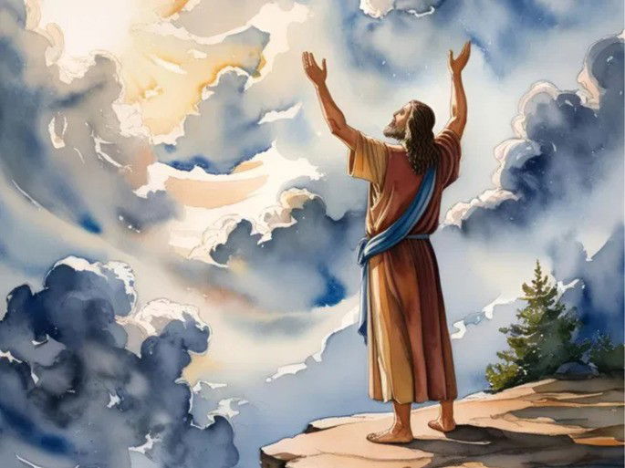 An illustrative representation of prophet Ezekiel