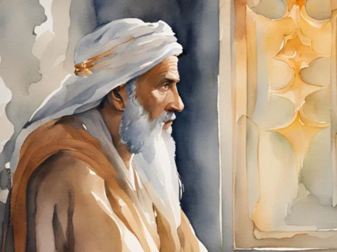 A representation of Prophet Habakkuk