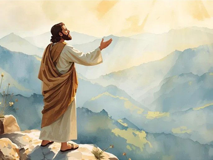 An illustrative representation of the prophet Malachi