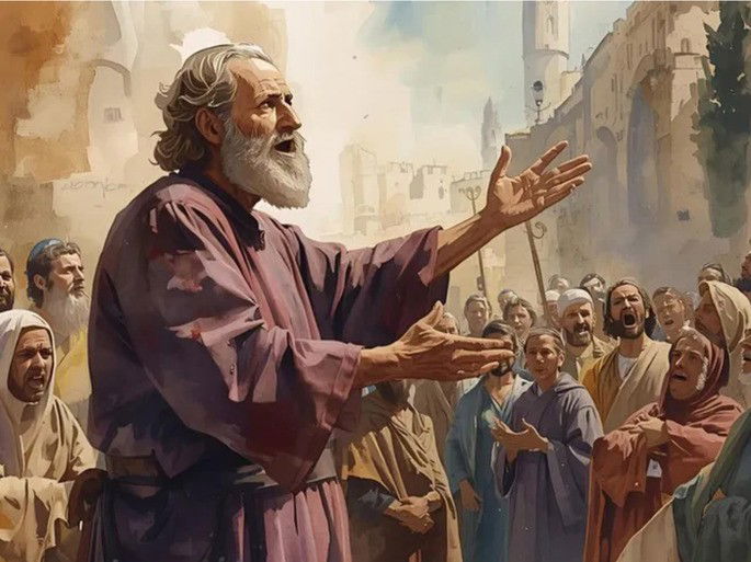 An illustrative representation of Zechariah