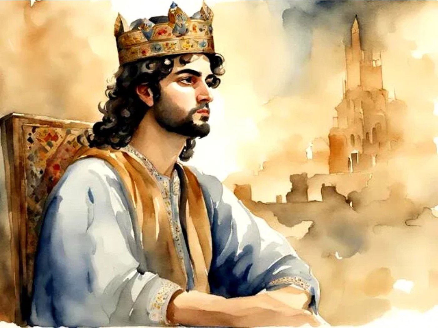 Representation of Rehoboam (son of Solomon and grandson of David)