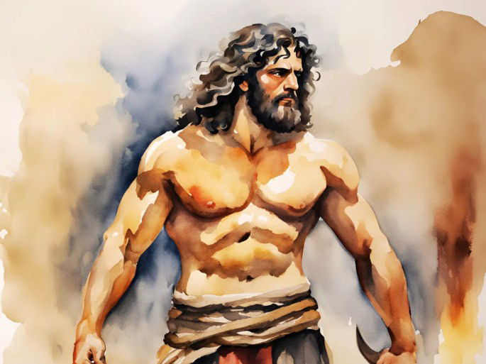 A representation of Samson