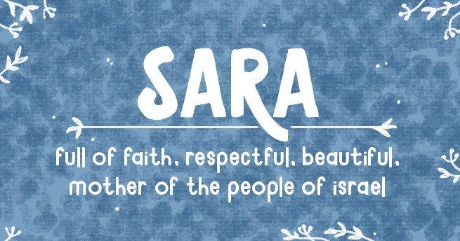 Full of faith, respectful, beautiful, mother of the people of Israel