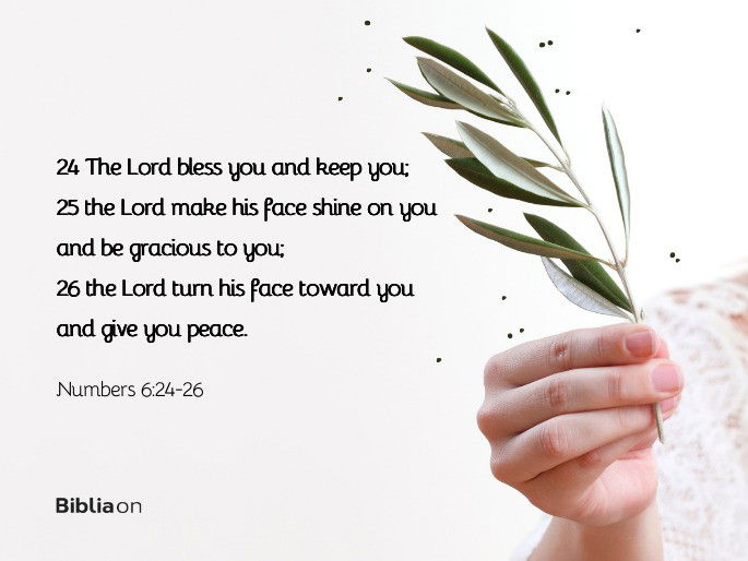 The Lord make his face shine on you