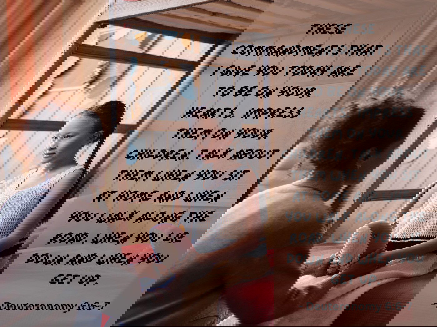 These commandments that I give you today are to be on your hearts.