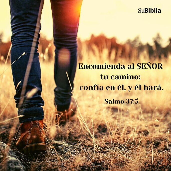 Encomienda al Señor tu camino; confía en él, y él hará. (Salmo 37:5)