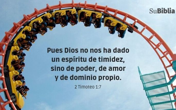 Pues Dios no nos ha dado un espíritu de timidez, sino de poder, de amor y de dominio propio. (2 Timoteo 1:7)