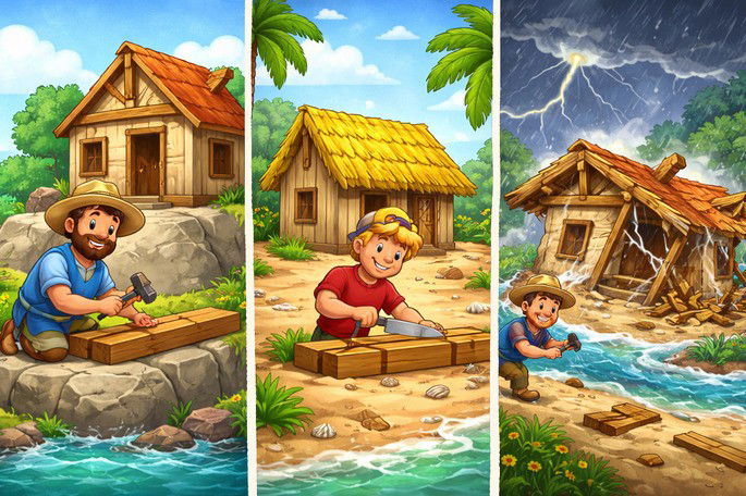 El hombre sabio y el hombre necio