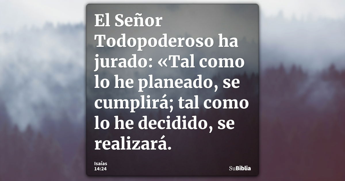 isaias 14 24-26