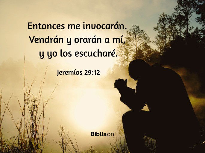 Entonces me invocarán. Vendrán y orarán a mí, y yo los escucharé. (Jeremías 29:12)