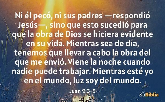 Juan 9:3-5