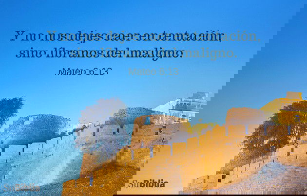 Y no nos dejes caer en tentación, sino líbranos del maligno. (Mateo 6:13)