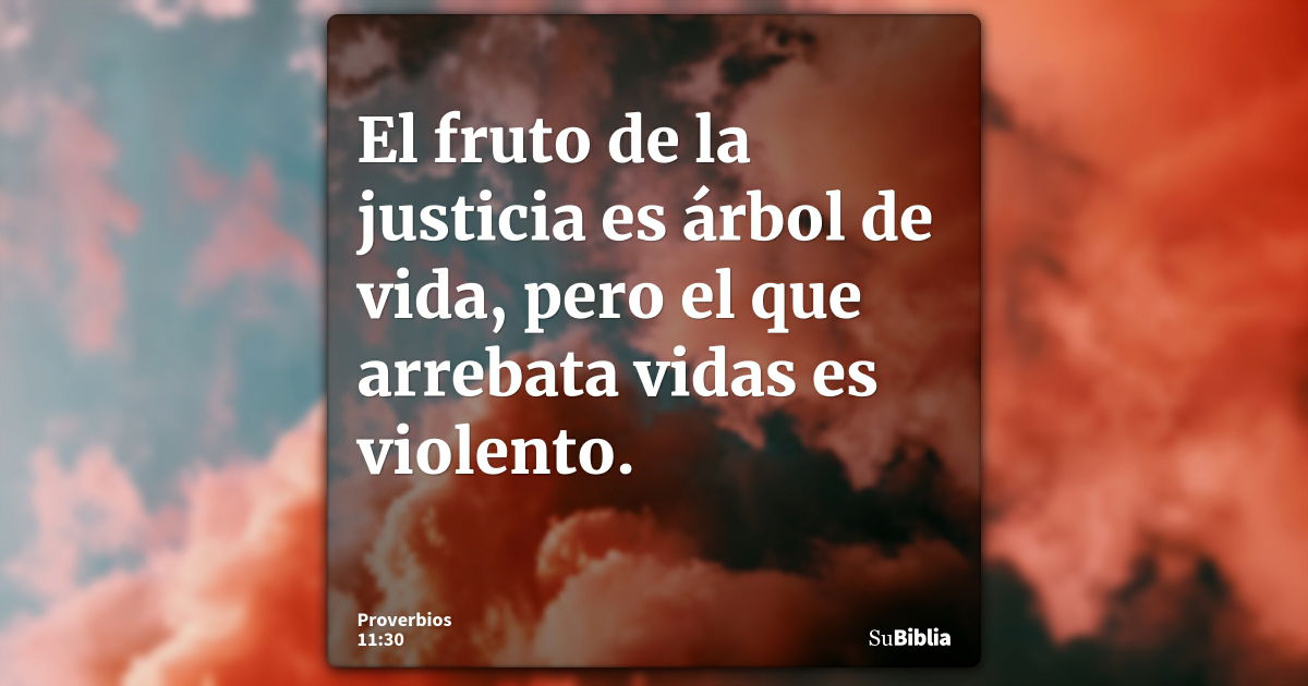 provérbios capítulo 11 versículo 30