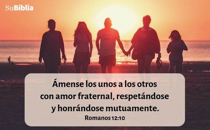 Ámense los unos a los otros con amor fraternal, respetándose y honrándose mutuamente. (Romanos 12:10)
