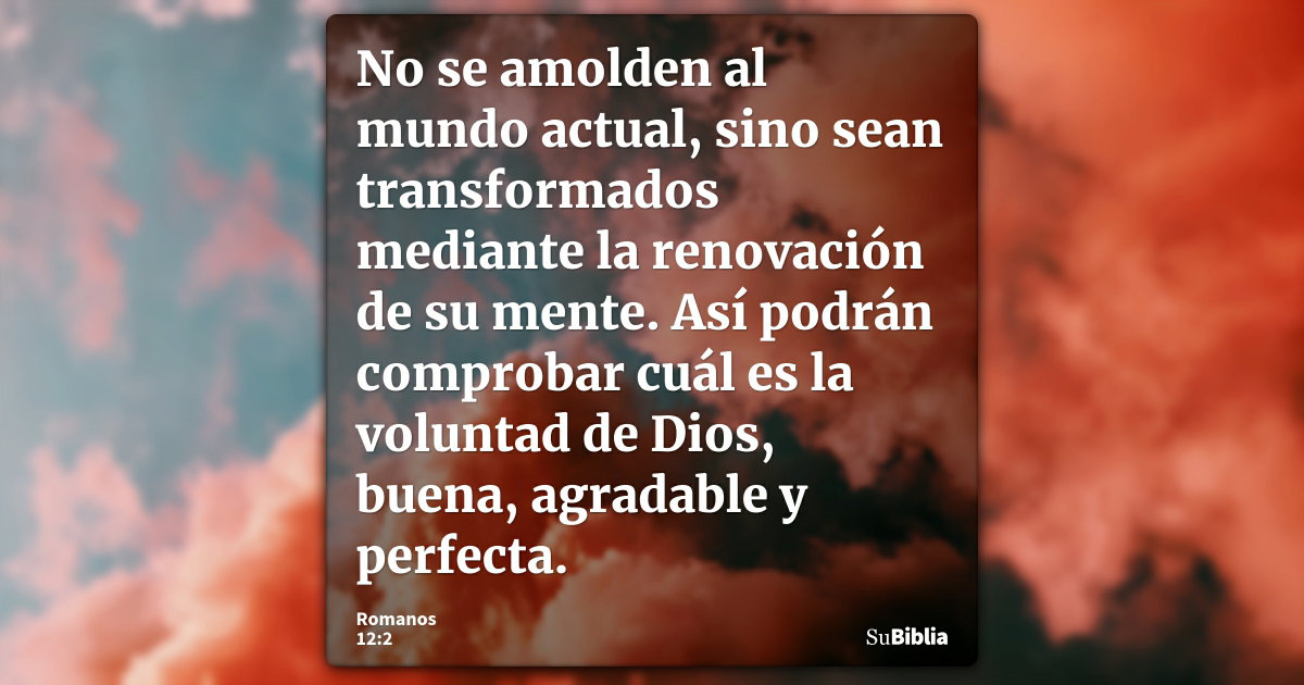 Romanos 12:2 - Biblia