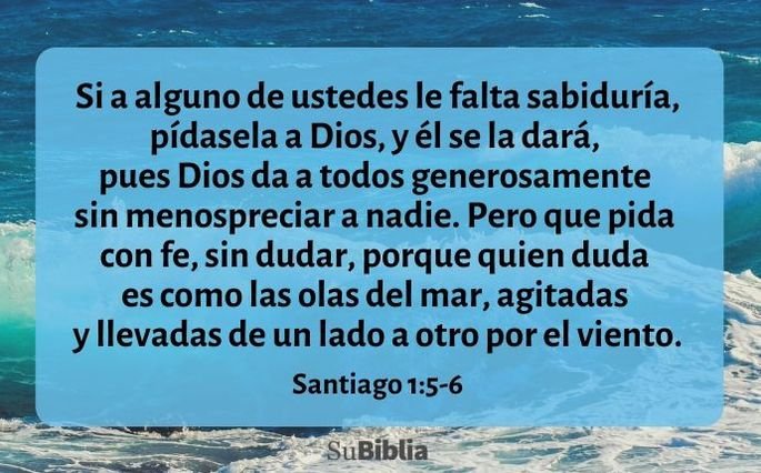 Santiago 1:5-6