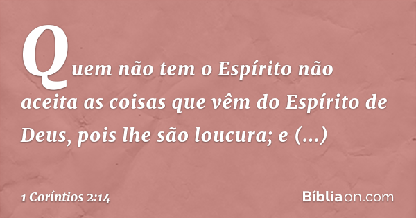 1 Coríntios 2:1 - Bíblia