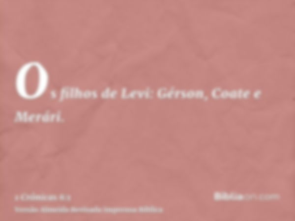 Os filhos de Levi: Gérson, Coate e Merári.