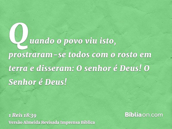 1 Reis 18:19-39 - Bíblia