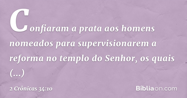 2 cronicas 34 versiculo 8
