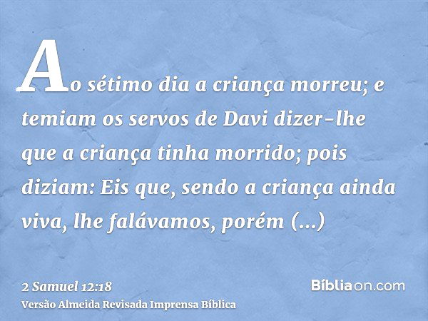 2 Samuel 18:12 - Bíblia