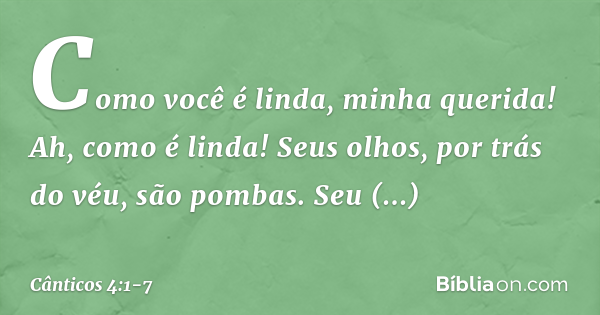 C Nticos Voc Toda Linda Minha Querida B Blia