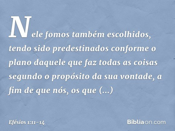 Efesios 1 11 14 Biblia