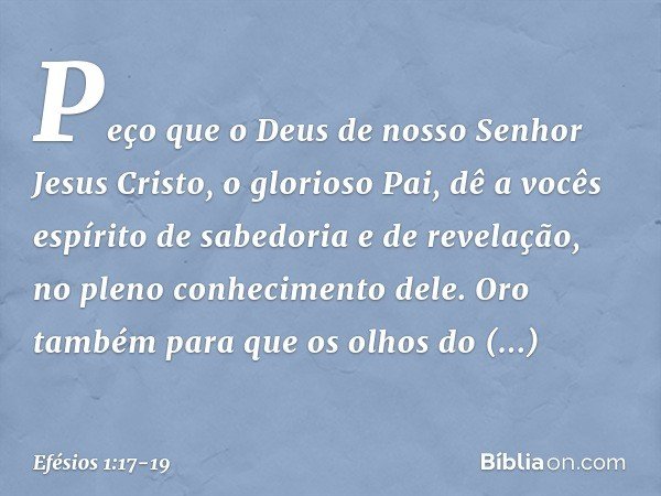 Efesios 1 17 19 Biblia