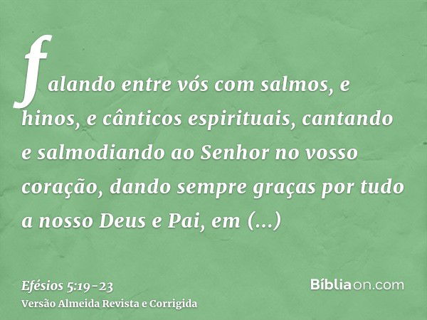 Canticos e hinos