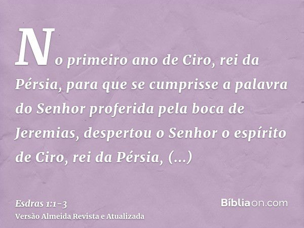 Esdras 1 1 3 B blia