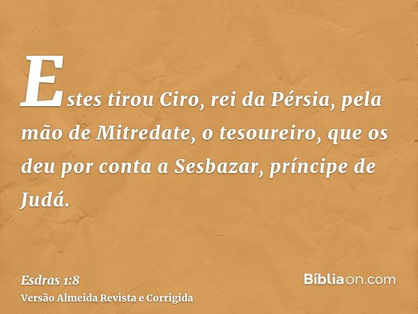 Esdras 1 8 B blia