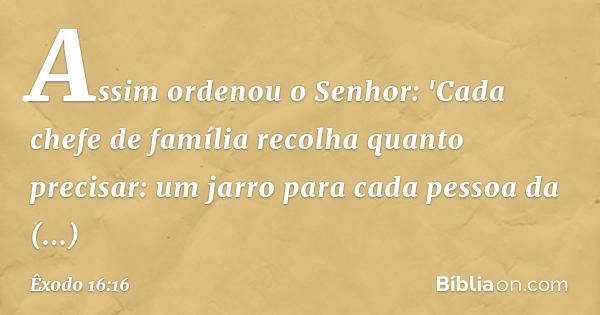 exodo capitulo 16 versiculo 10