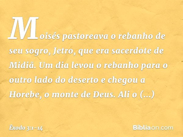 Êxodo 1:11-14 - Bíblia