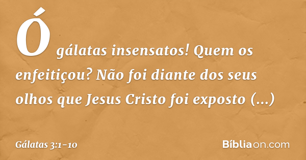 galatas 3 1 12