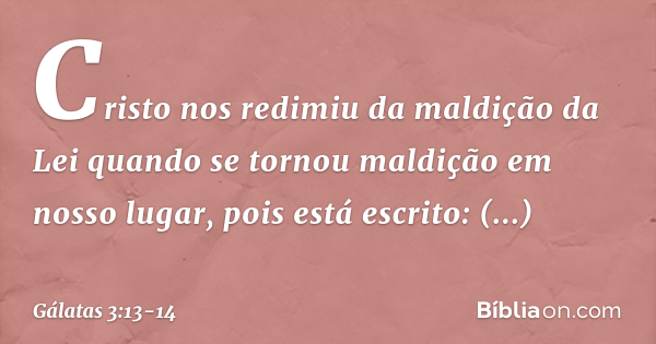 galatas 3 13- 14 reina valera