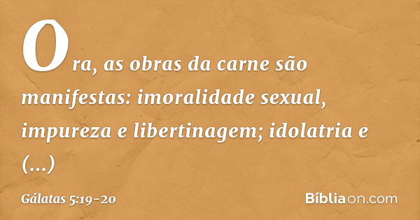 galatas capitulo 5 versiculo 19 20 21